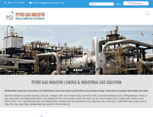 Tablet Screenshot of petrogasindustri.com